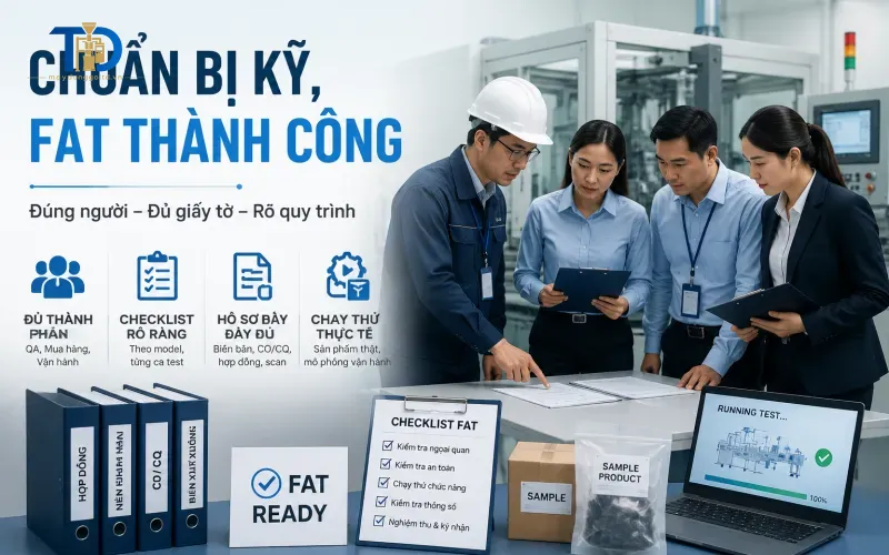 Các bước chuẩn bị trước buổi FAT