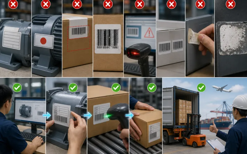 Các Lỗi Vi Phạm Phổ Biến Khi Ghi Nhãn, Dán Mã Vạch
