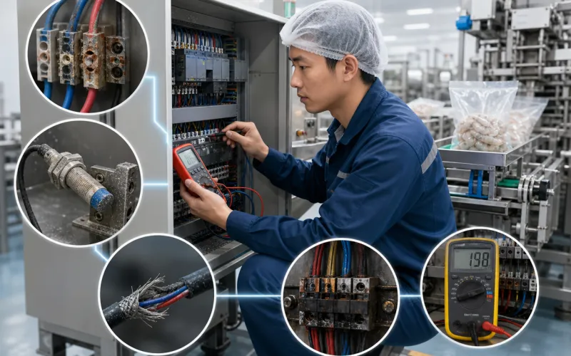 Các nguyên nhân kỹ thuật dẫn đến mã lỗi trên máy đóng gói PLC