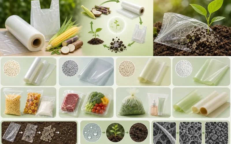 Định nghĩa và các loại màng tự hủy phổ biến hiện nay (PLA, PBAT, PHA…)