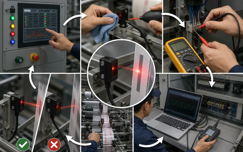 Quy trình kiểm tra và căn chỉnh lại cảm biến mắt thần