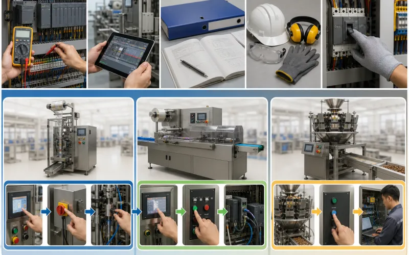 Quy trình reset PLC với từng dòng máy đóng gói phổ biến