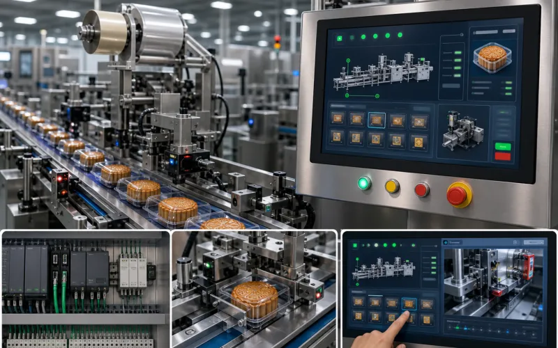 Ví Dụ Các Chức Năng Điều Khiển Thực Tế Trên PLC, HMI Trong Đóng Gói
